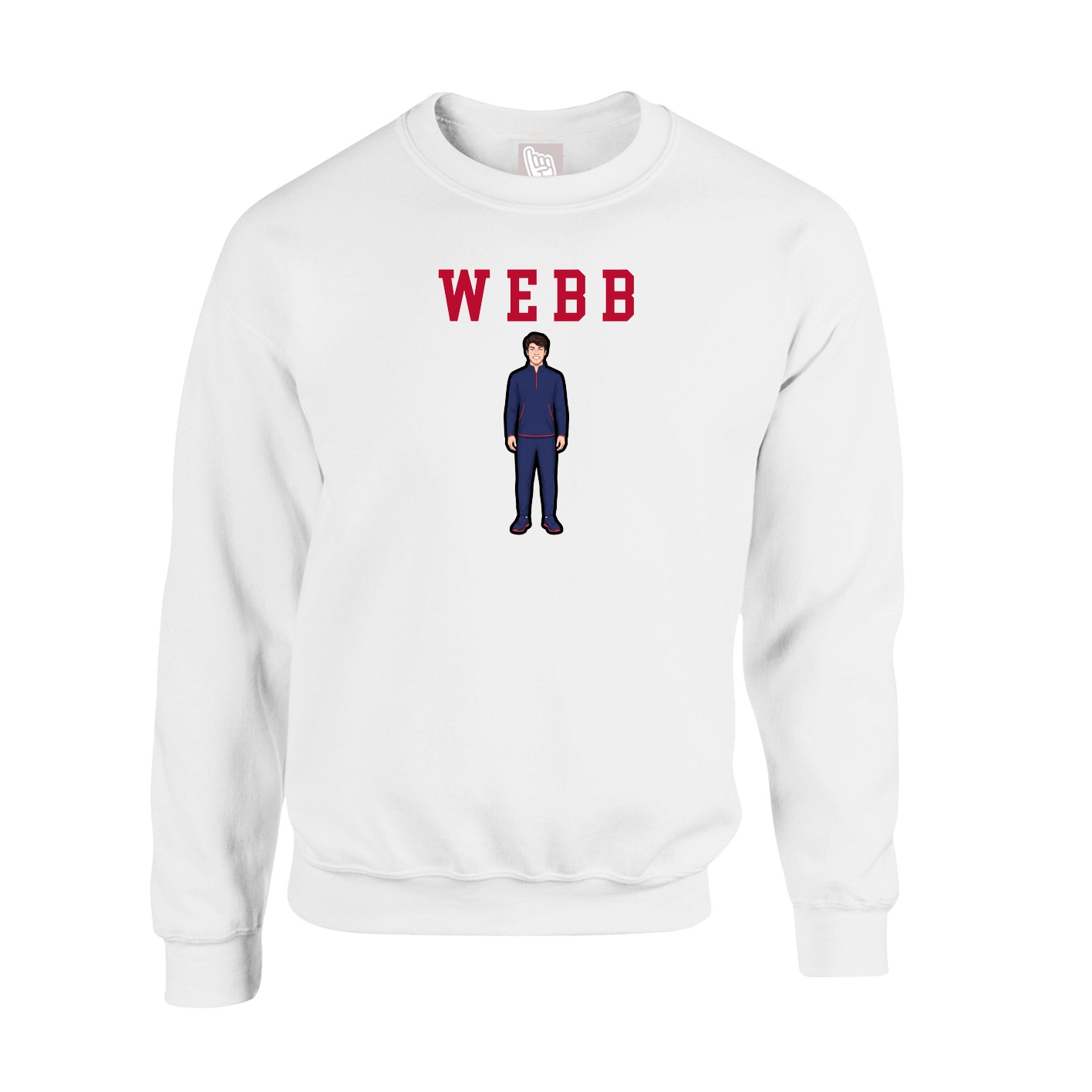 Fleece Crew — Shirsey in White