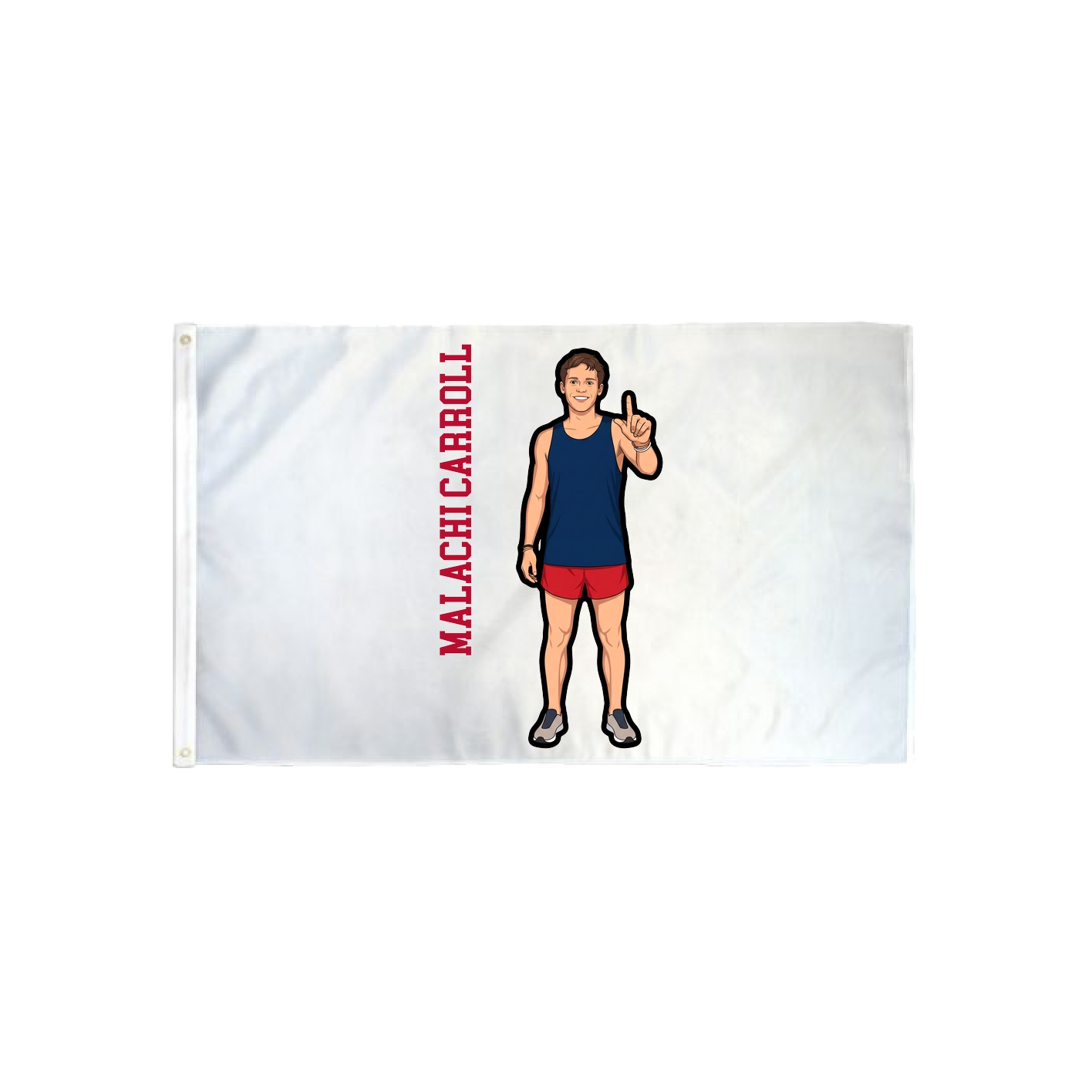 3x5 Flag — Name Vertical in Classic