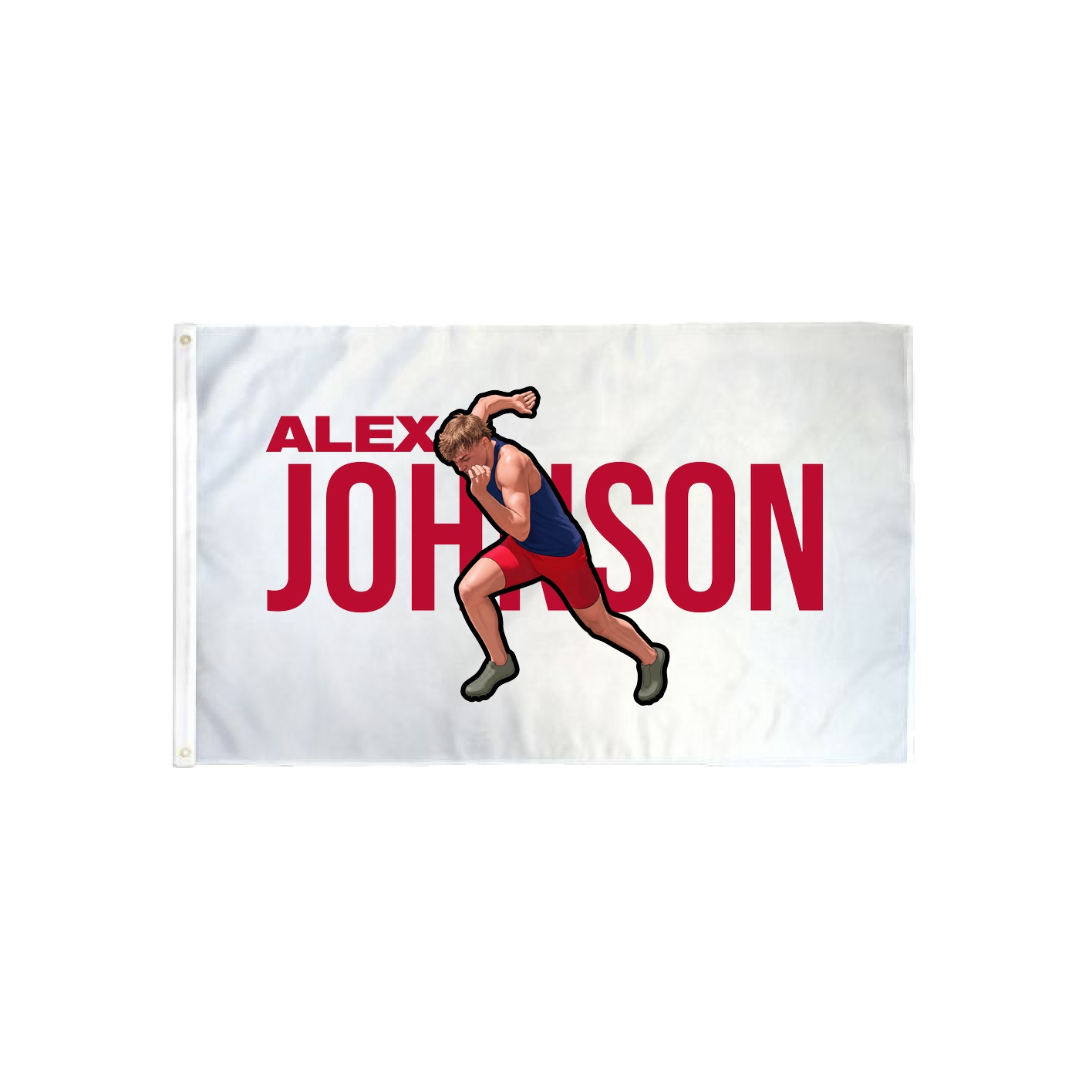 3x5 Flag — Player Name in Classic