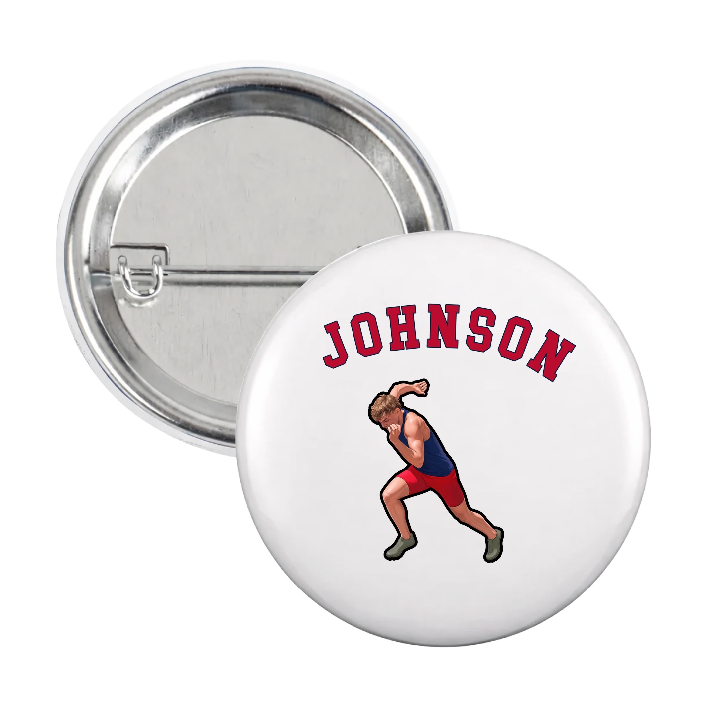 Game Day Button — Shirsey Arch in White