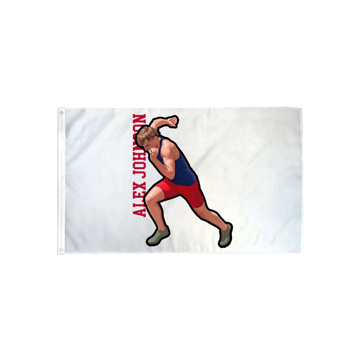 3x5 Flag — Name Vertical in Classic
