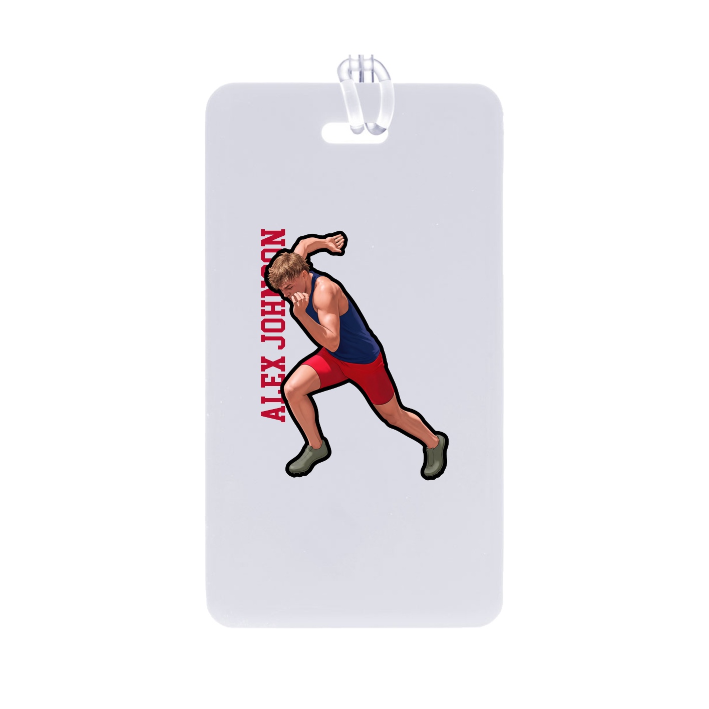 Bag Tag — Name Vertical in Classic