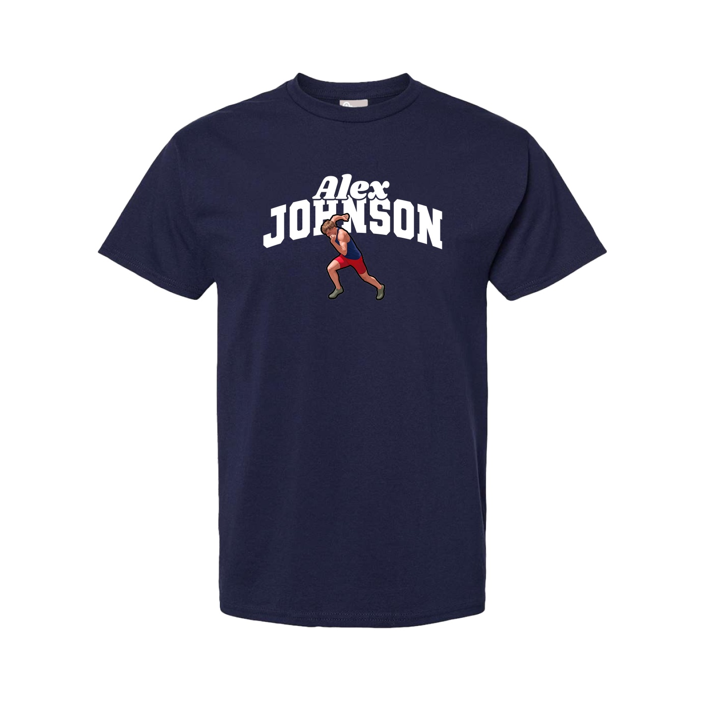Tee — Signature Arch in Navy