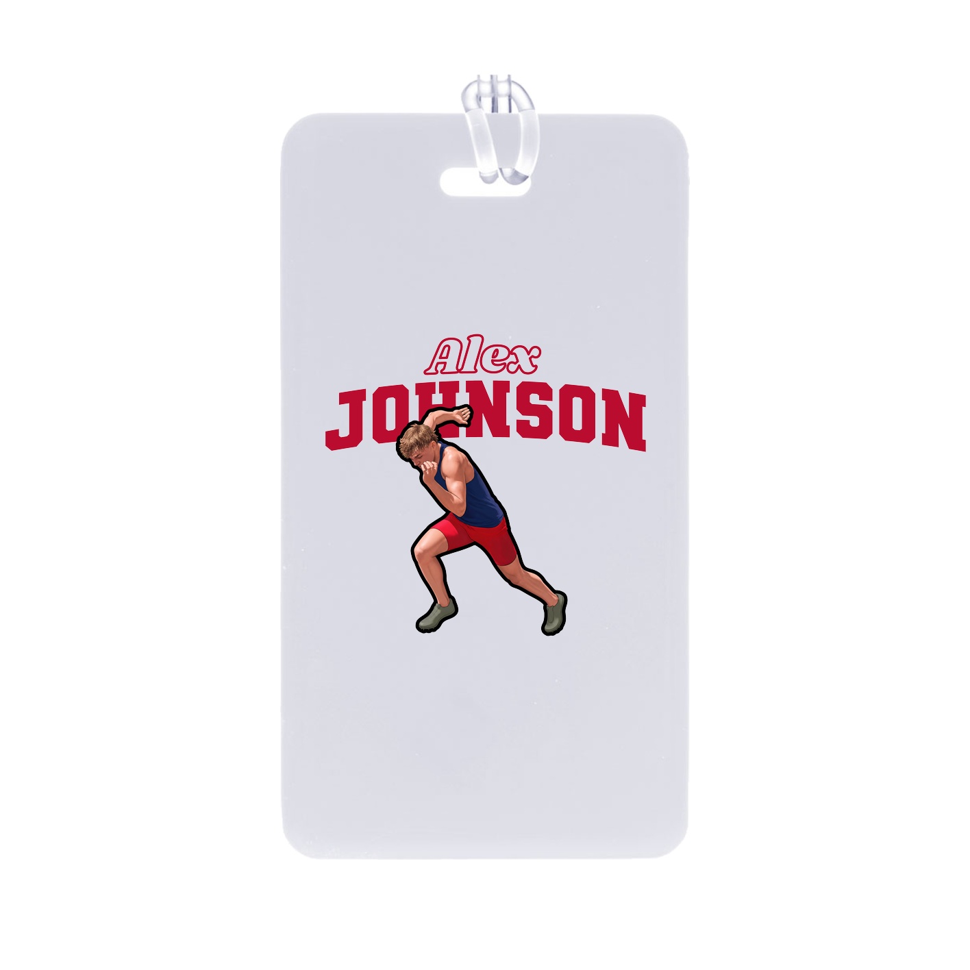 Bag Tag — Name Arch in Classic