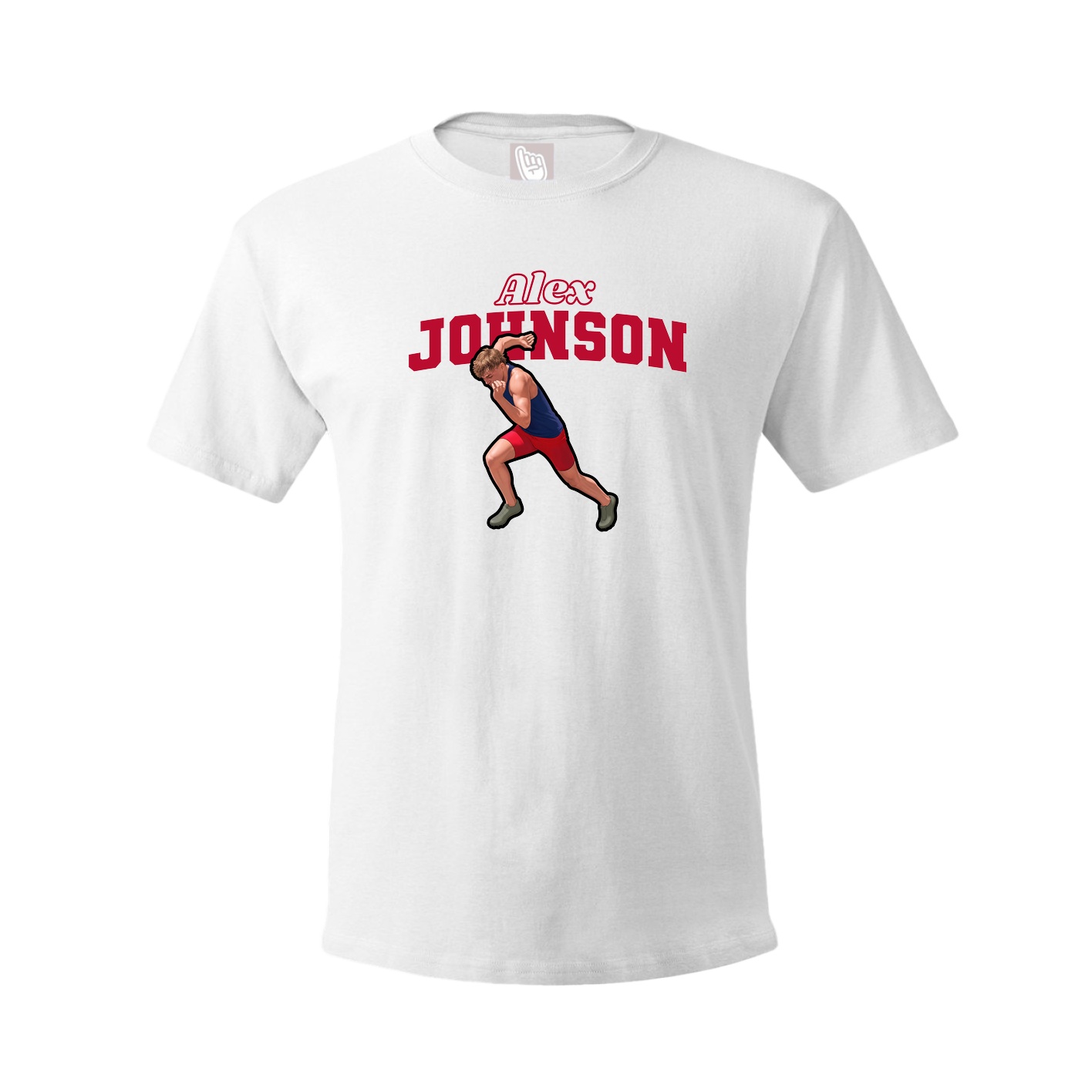Tee — Name Arch in White