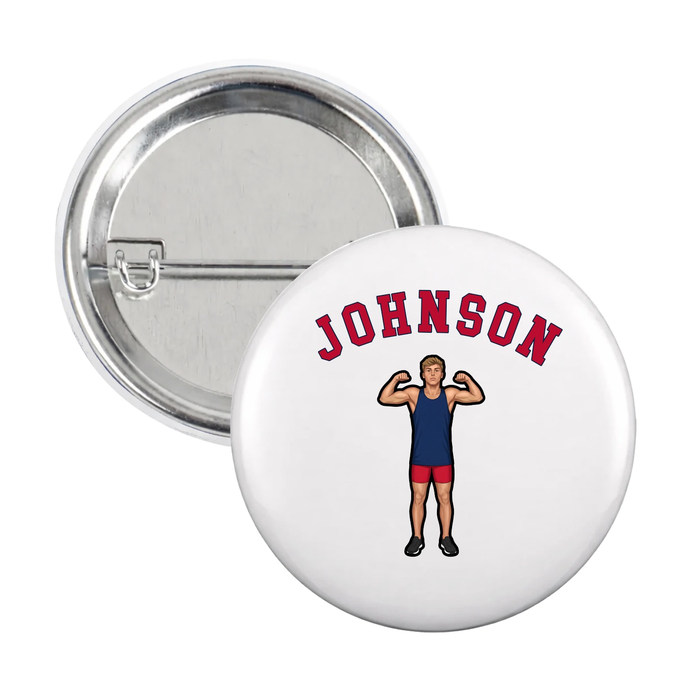Game Day Button — Shirsey Arch in White
