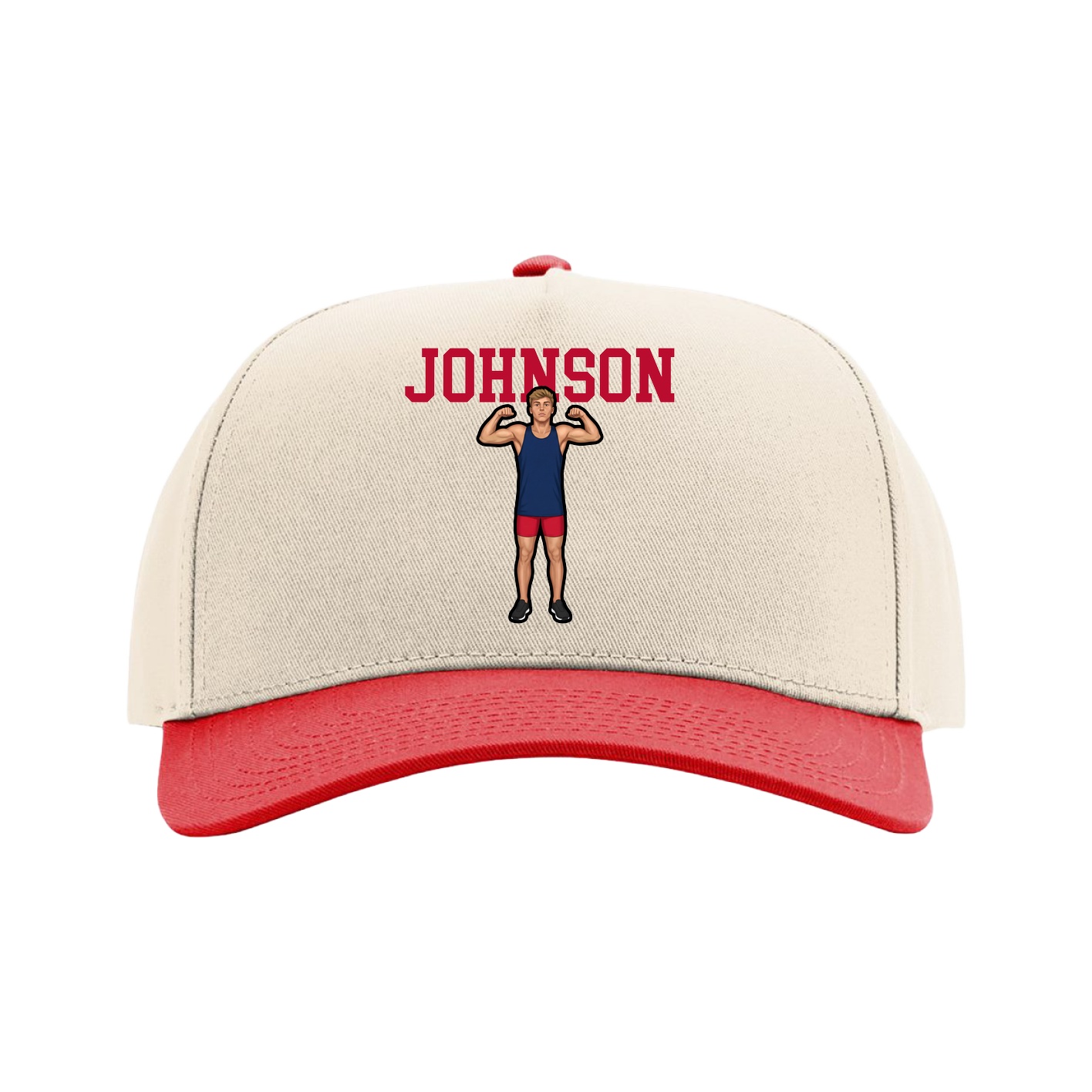 Full Fabric Five-Panel Champ Cap