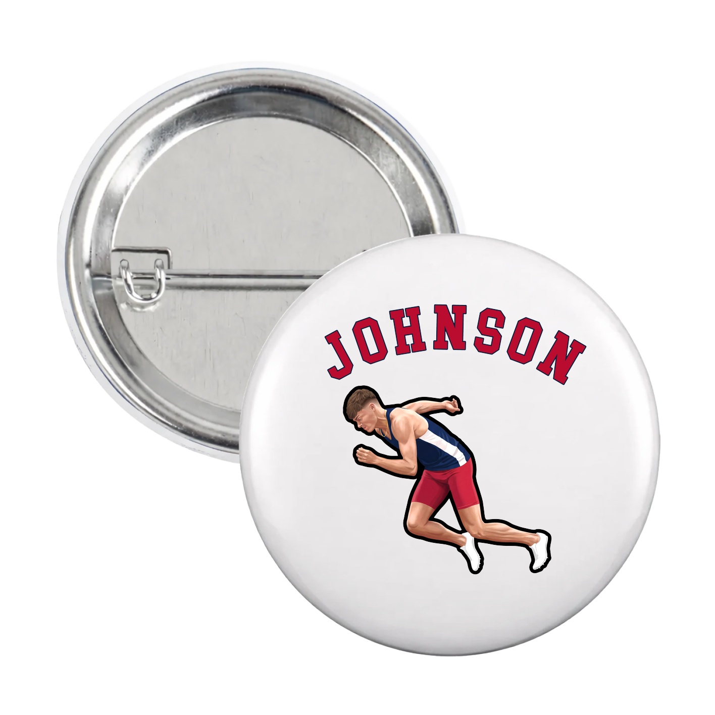 Game Day Button — Shirsey Arch in White