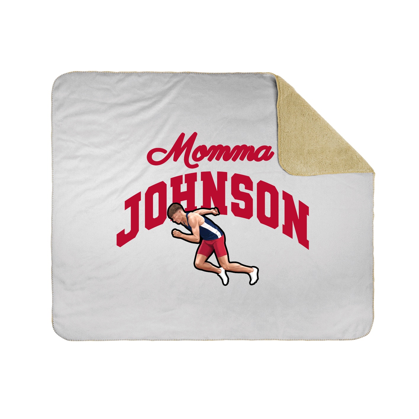 Throw Blanket — Mothers Day Arch in White