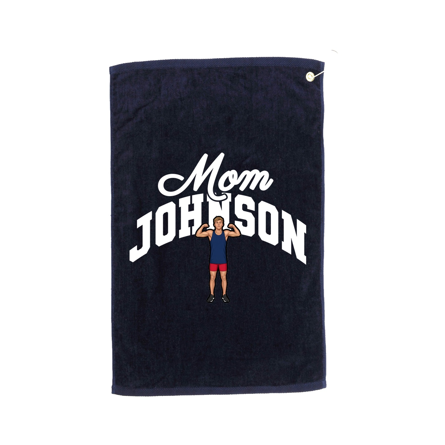 Golf Towel — Mothers Day Arch in Navy