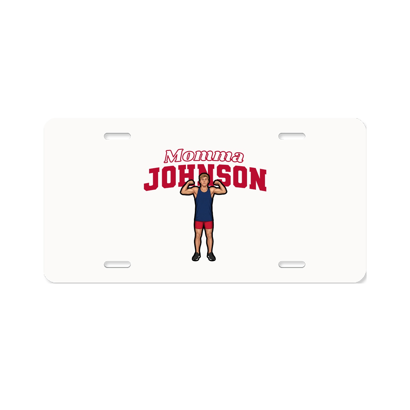 License Plate — Mothers Day Block in Classic