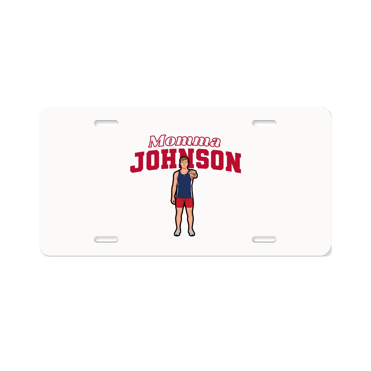 License Plate — Mothers Day Block in Classic