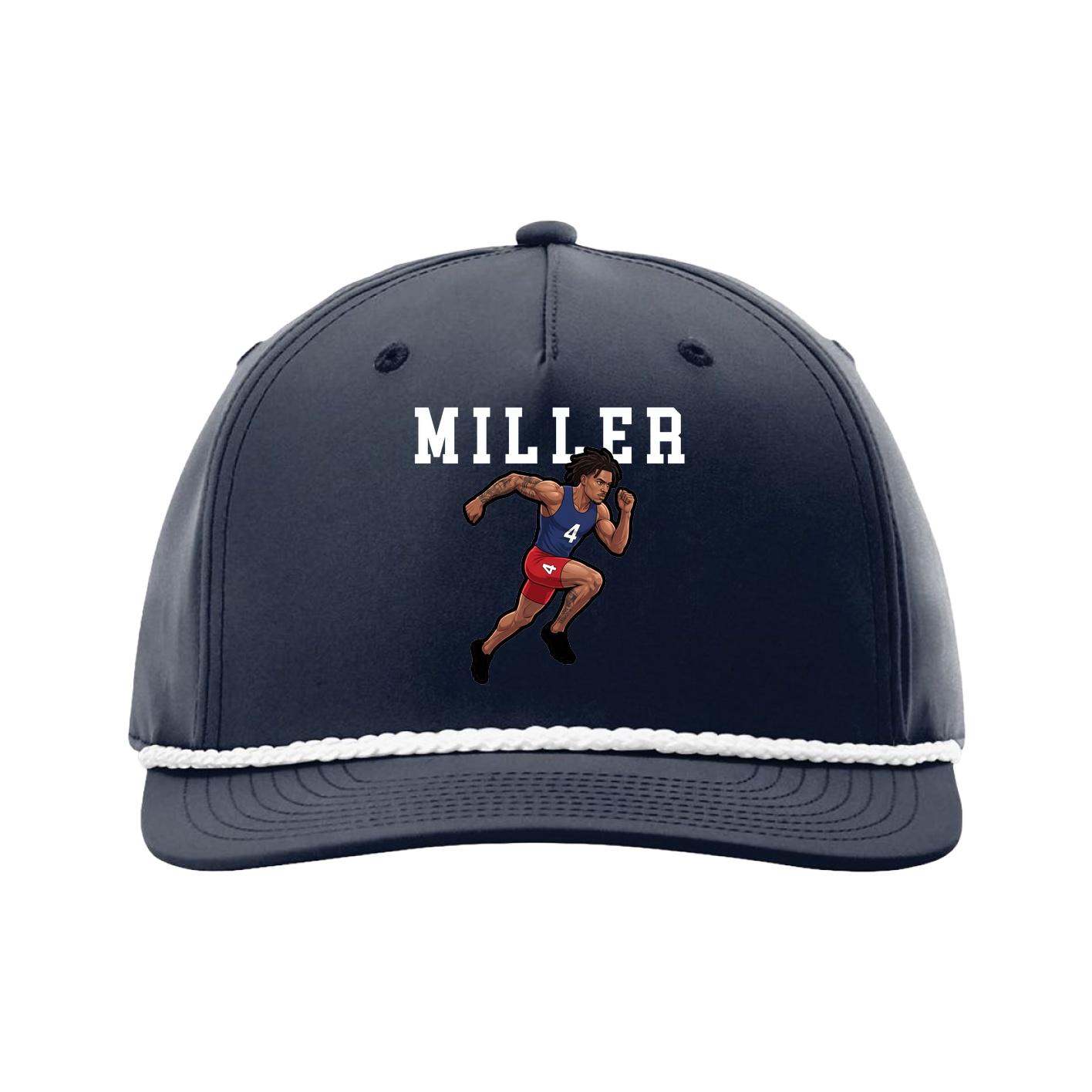 Five-Panel Classic Rope Cap — Shirsey in Navy