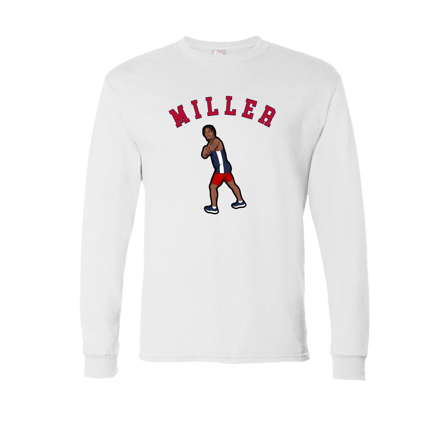 Long Sleeve Tee — Shirsey Arch in White