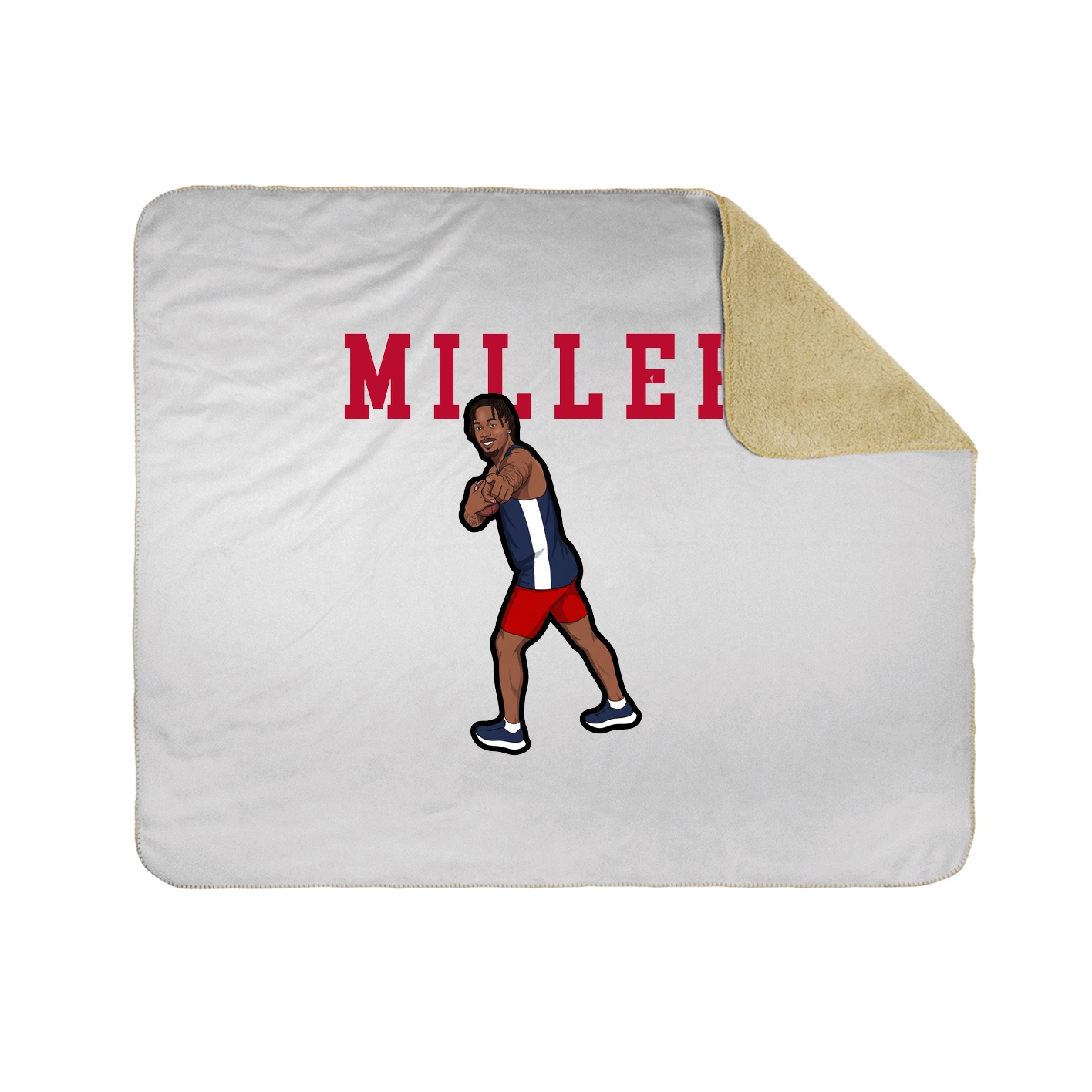 Throw Blanket — Shirsey in White