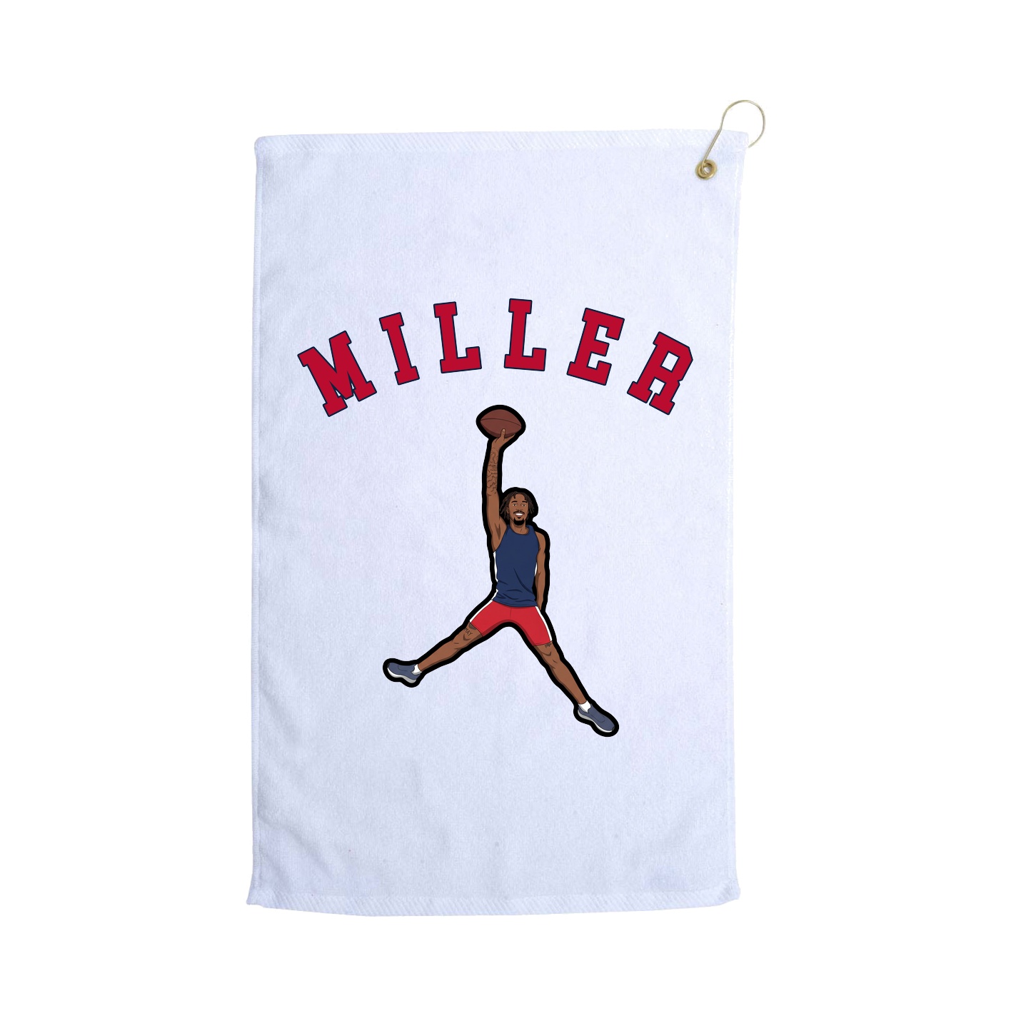 Golf Towel — Shirsey Arch in White