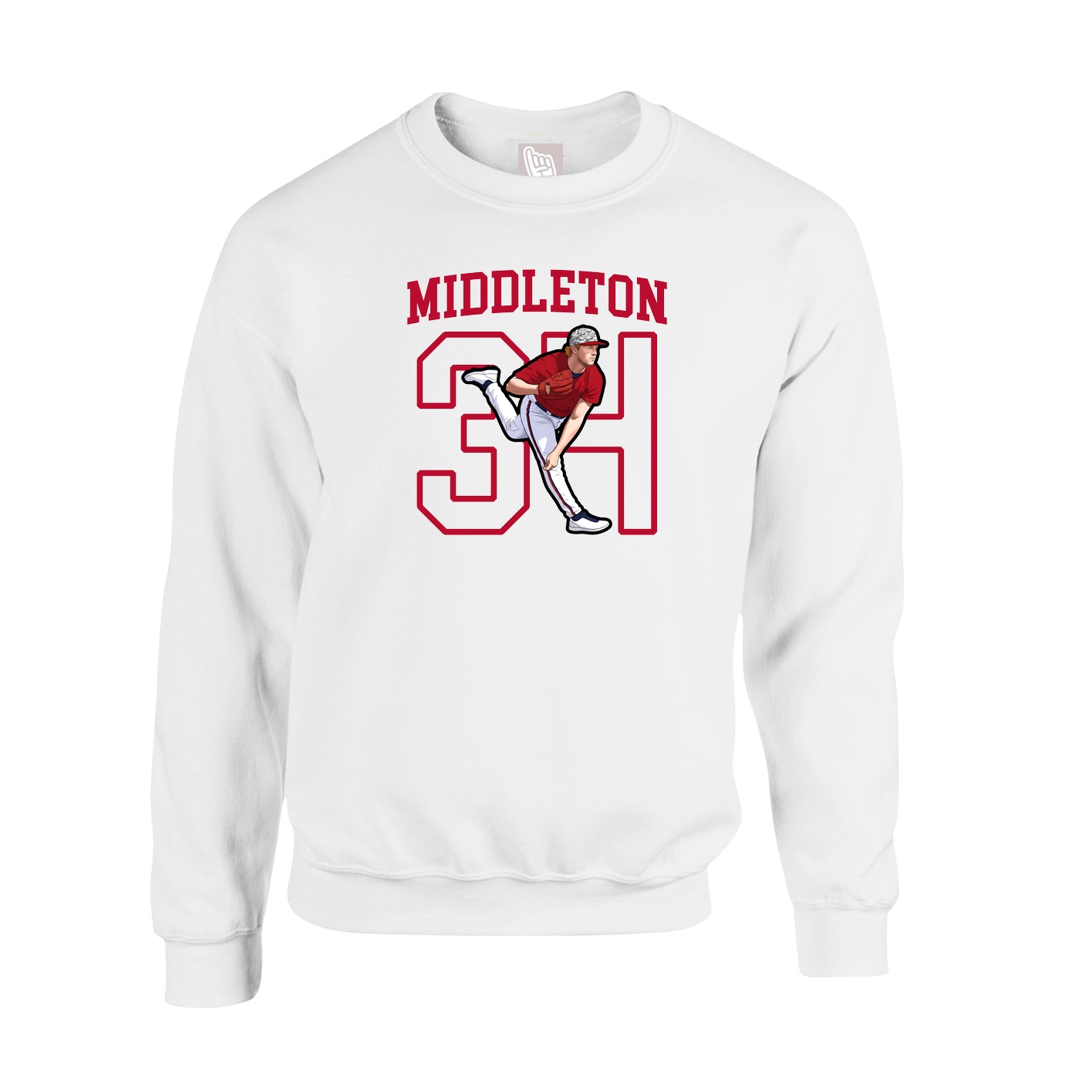 Fleece Crew — Shirsey in White