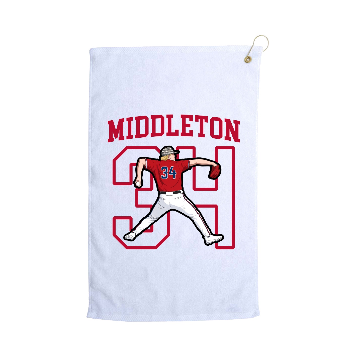 Golf Towel — Shirsey in White
