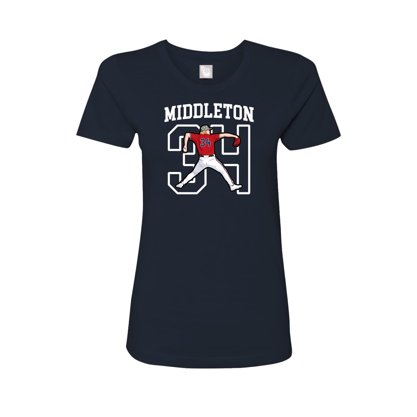 Fitted Women's Tee — Shirsey in Navy