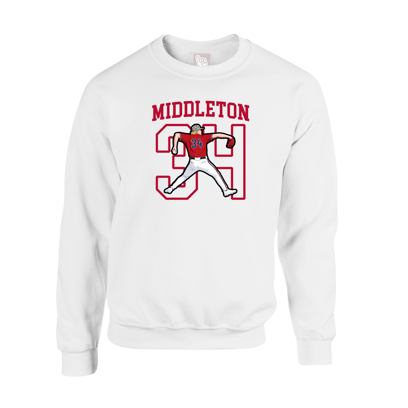 Fleece Crew — Shirsey in White