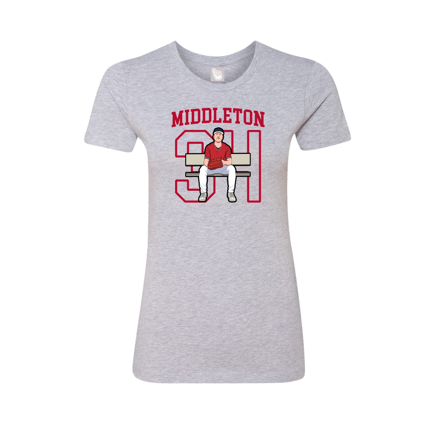 Fitted Women's Tee — Shirsey in Grey