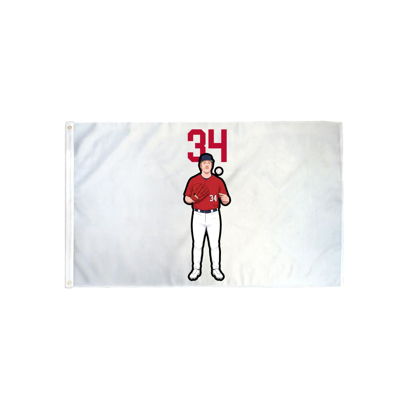 3x5 Flag — Number Top in Classic