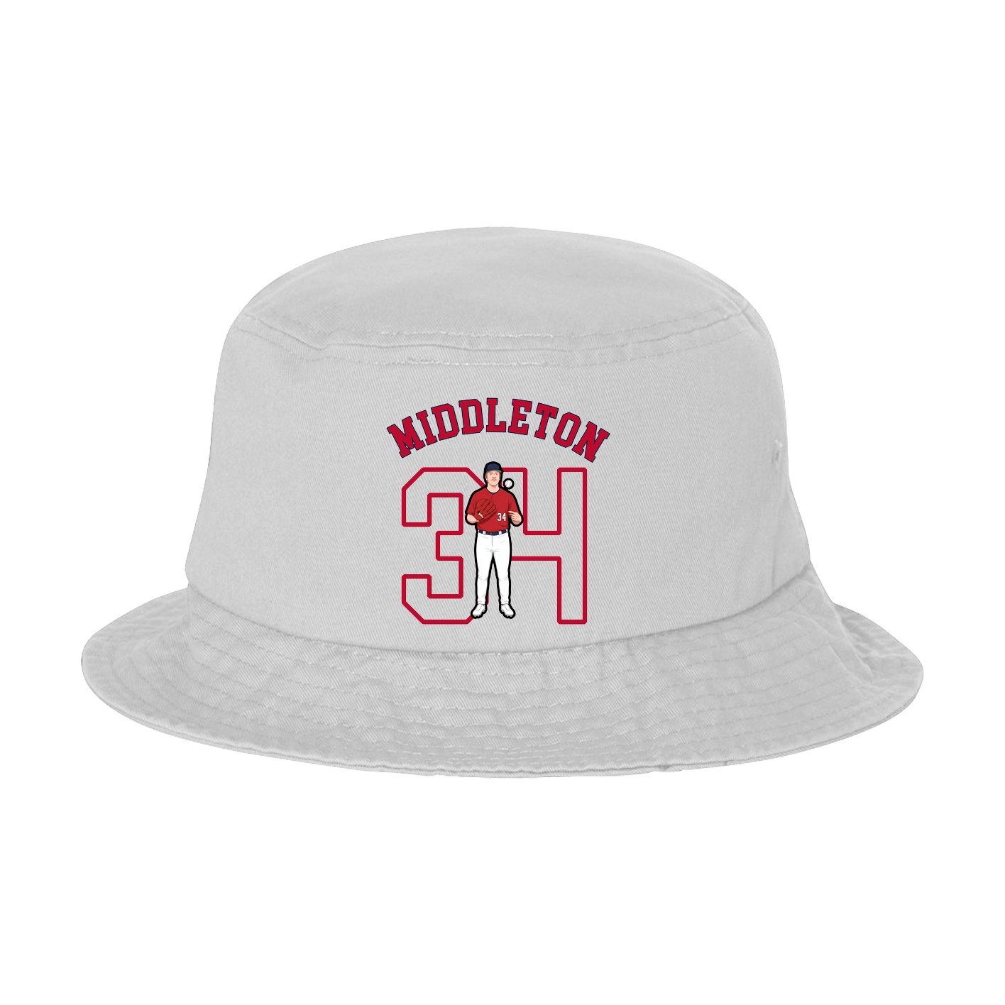 Bucket Cap — Shirsey Arch in White