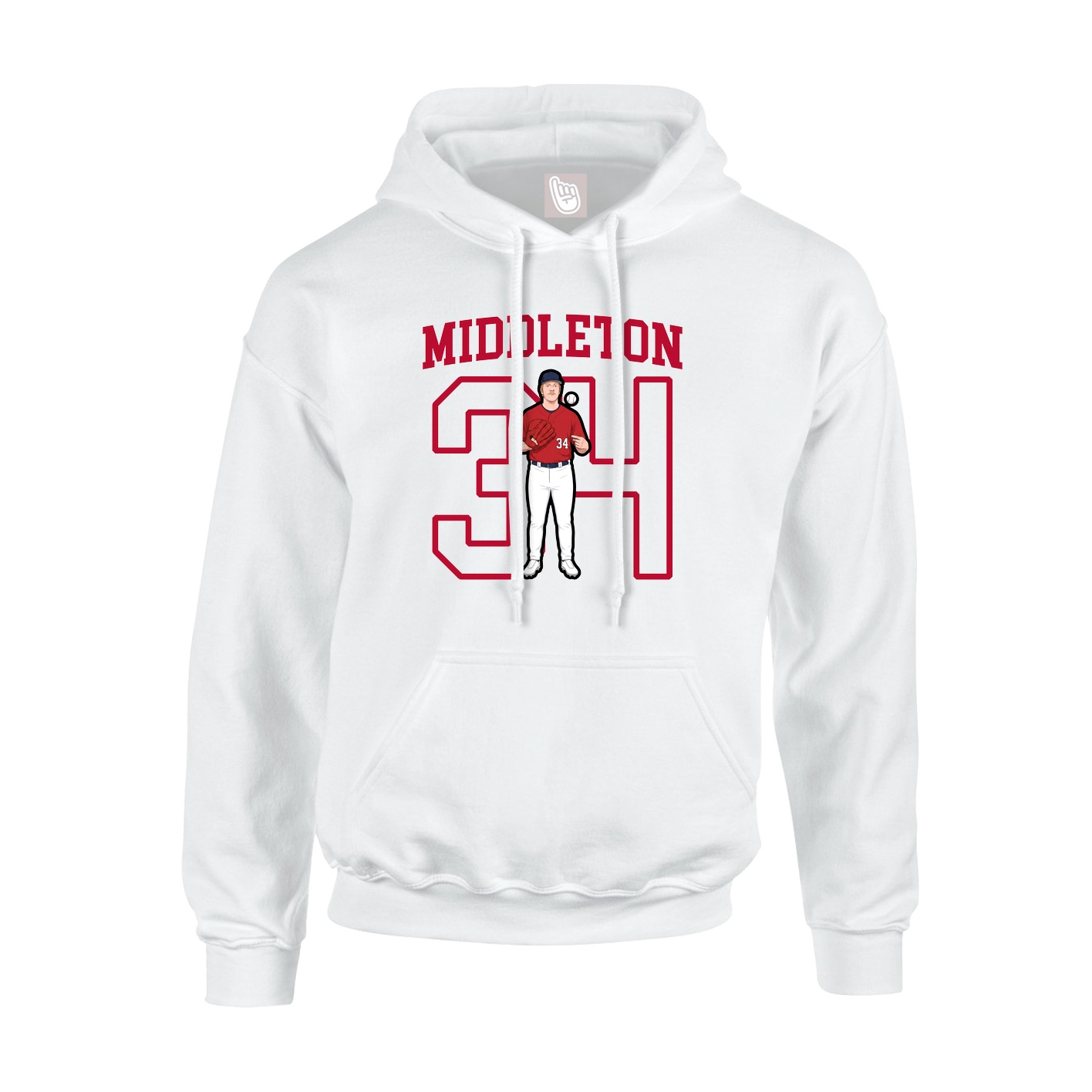 Youth Hoodie — Shirsey in White