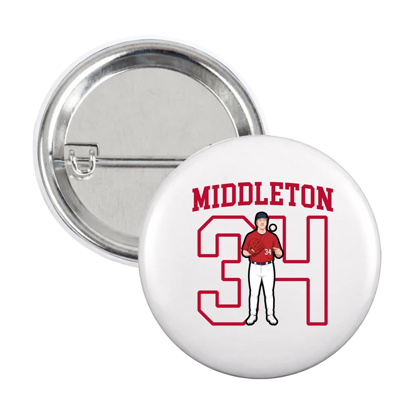 Game Day Button — Shirsey in White