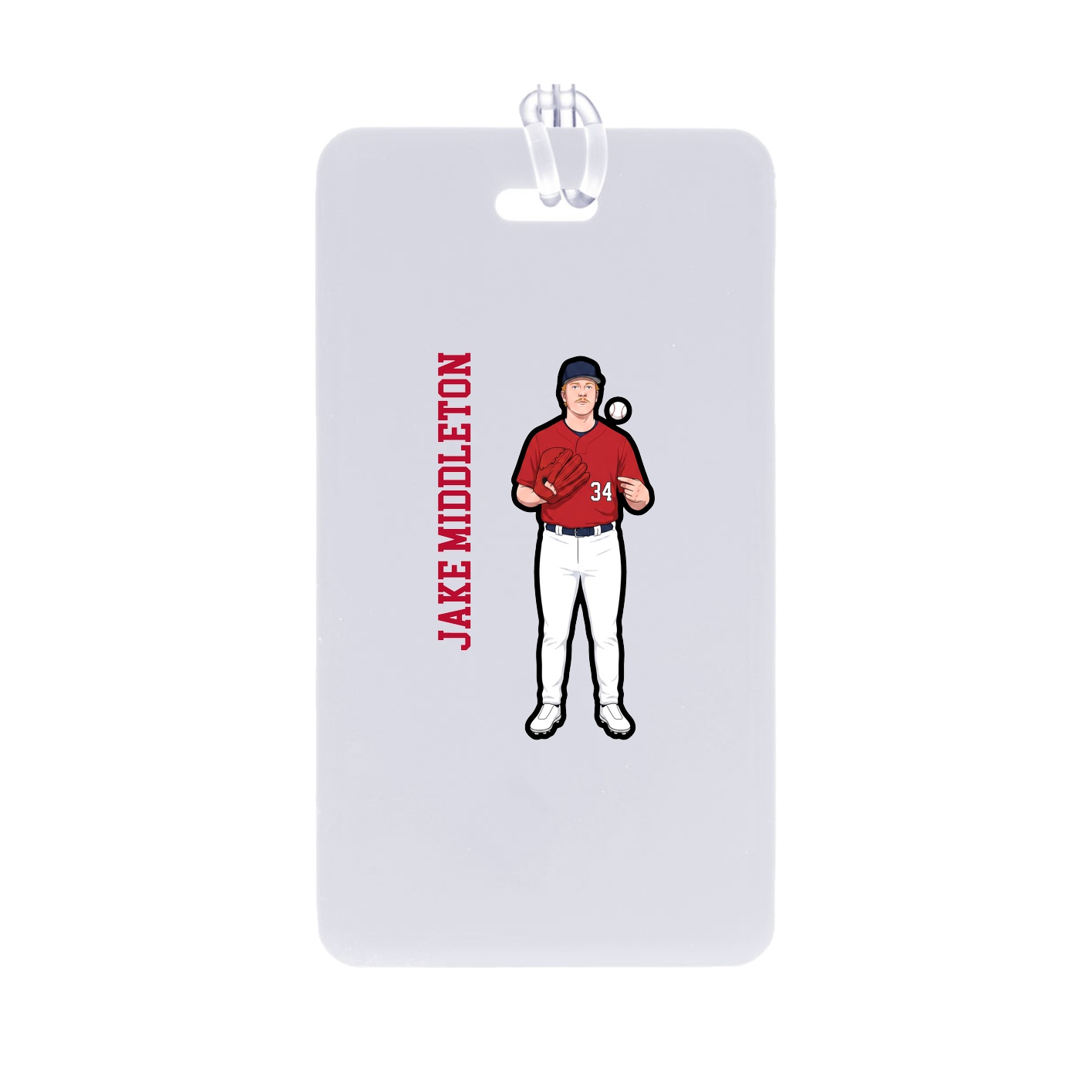 Bag Tag — Name Vertical in Classic
