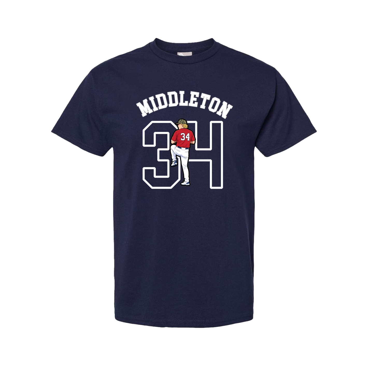 Youth Tee — Shirsey Arch in Navy