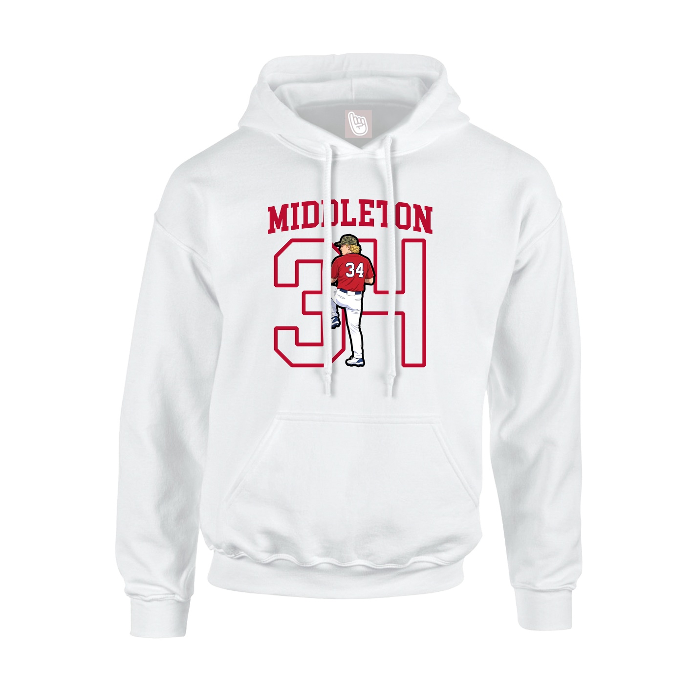 Hoodie — Shirsey in White