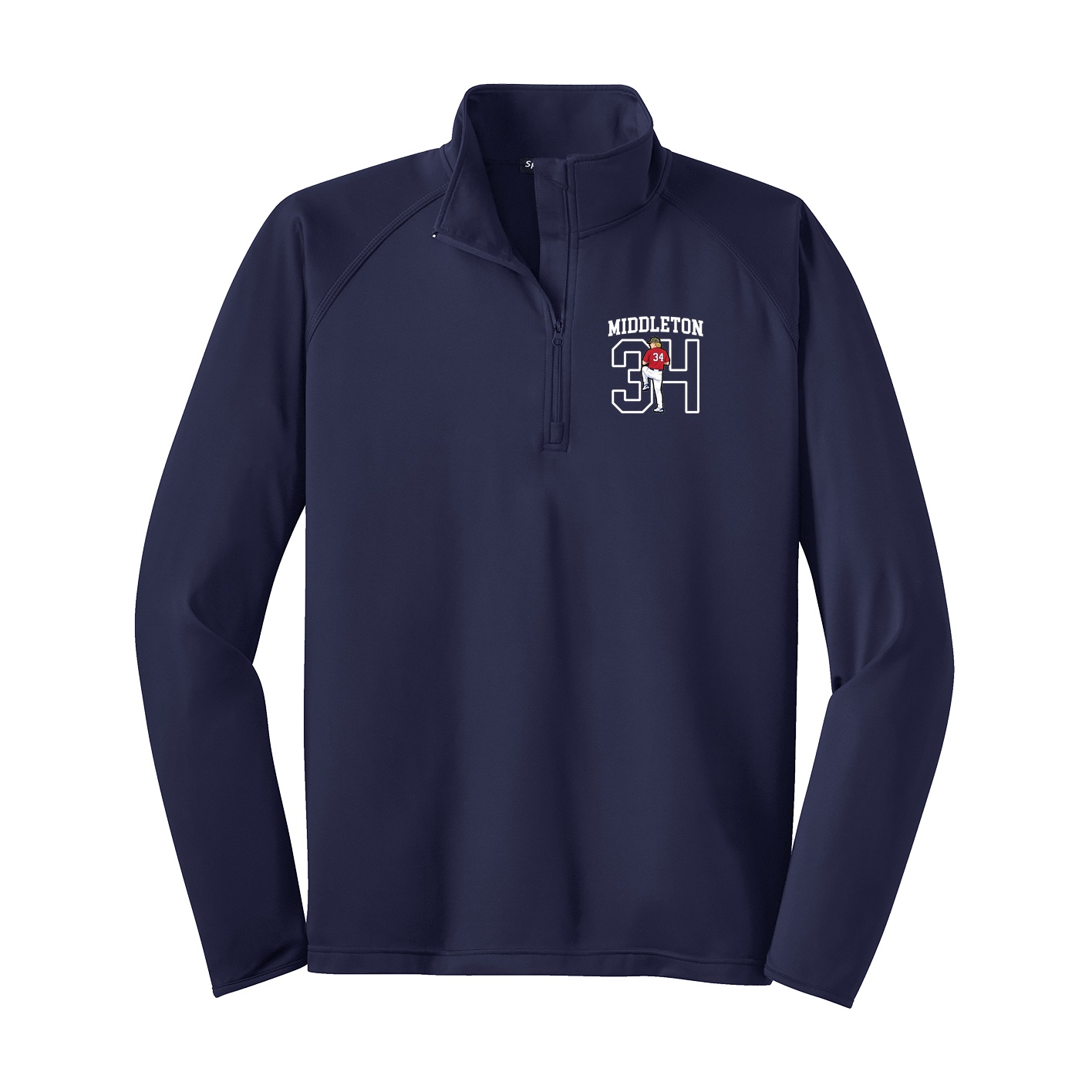 Q-Zip Pullover — Shirsey in Navy