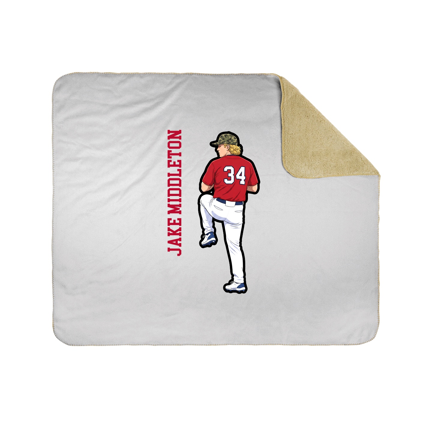 50x60 Sherpa Lined Throw Blanket