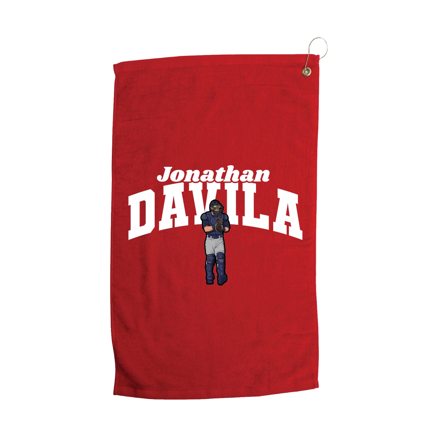 Golf Towel — Signature Arch in Red