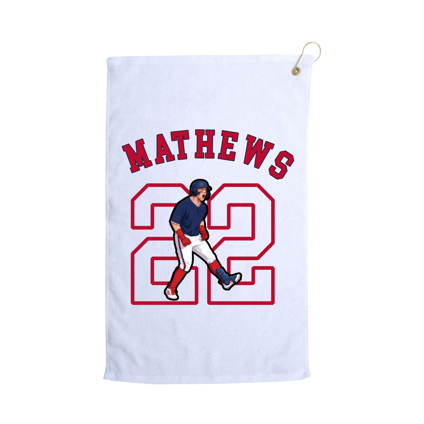 Golf Towel — Shirsey Arch in White