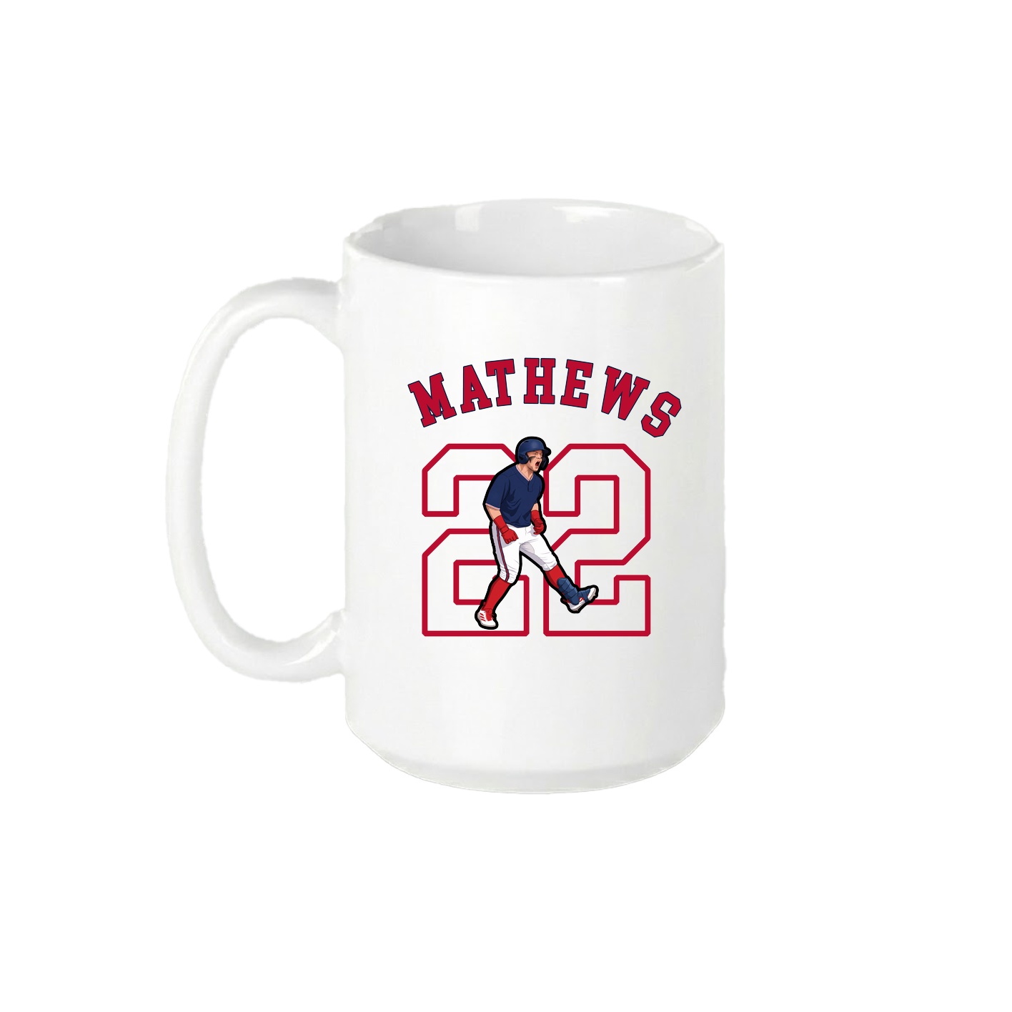 15oz Coffee Mug — Shirsey Arch in White