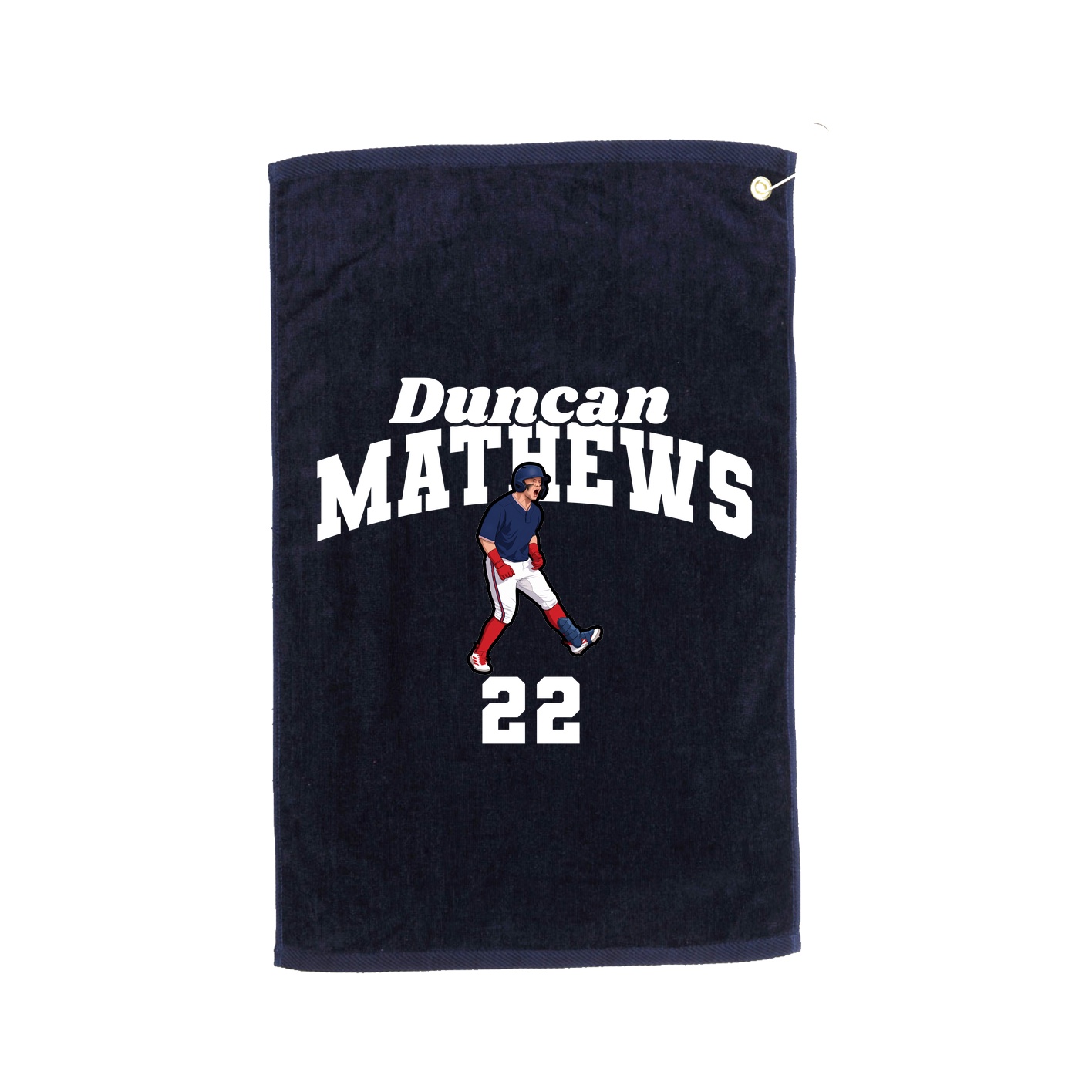 Golf Towel — Signature Arch in Navy