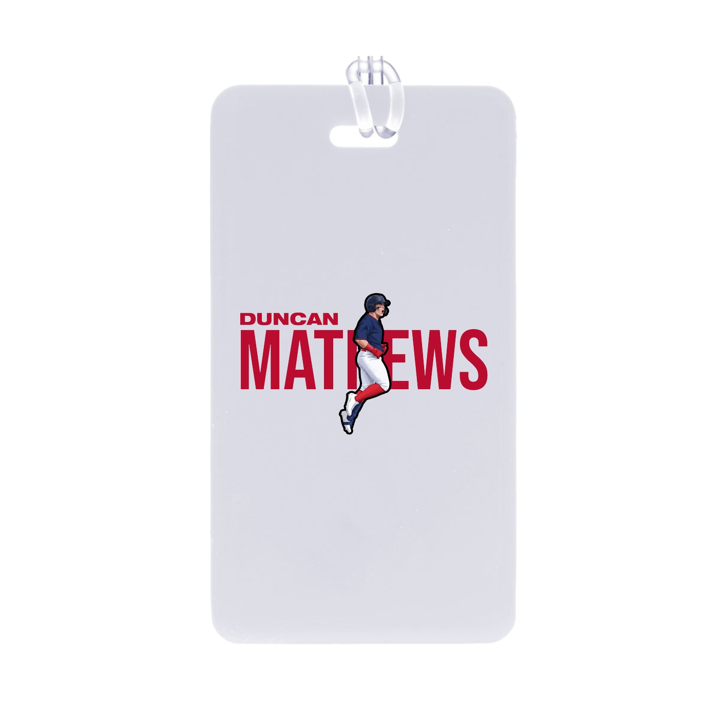 Bag Tag — Player Name in Classic