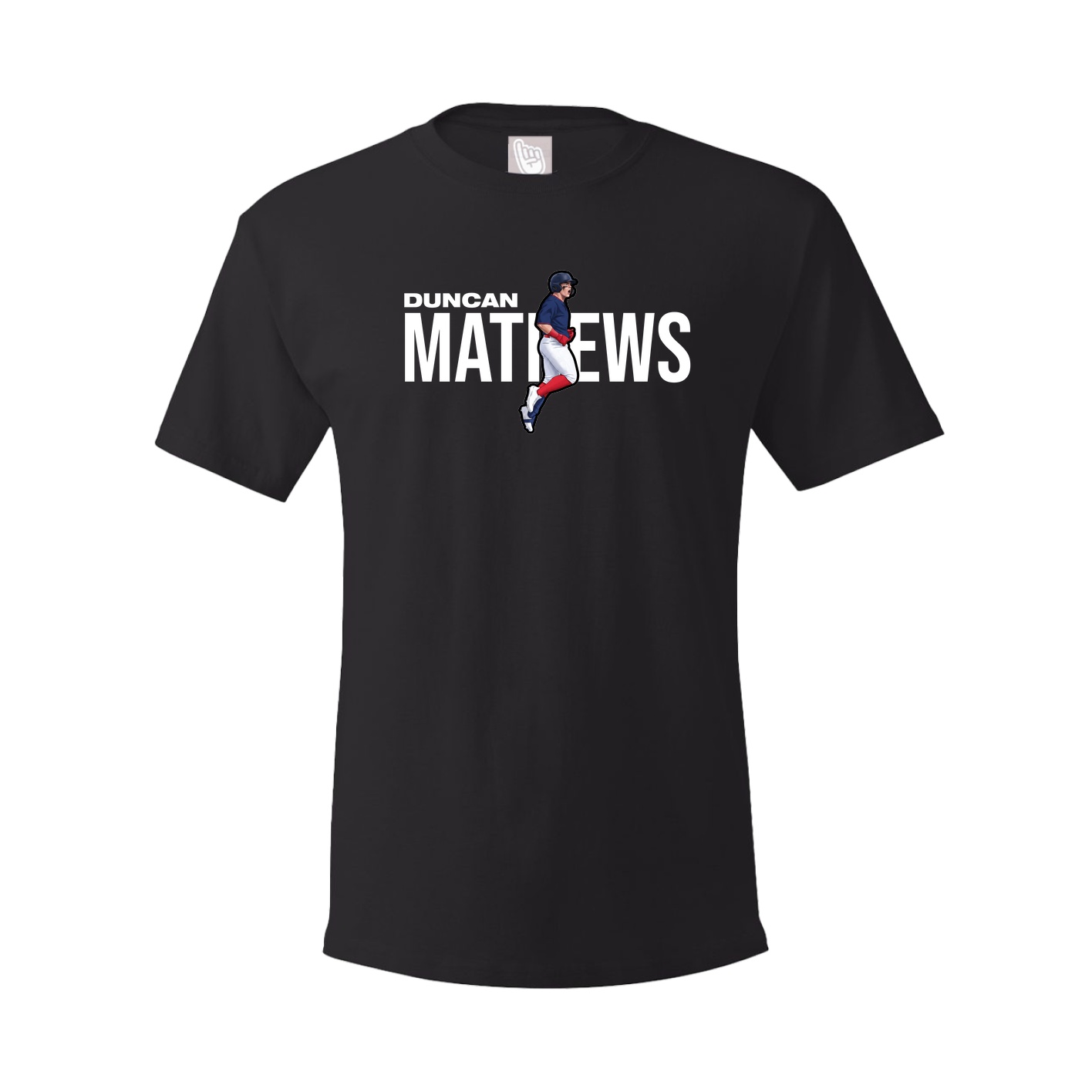 Youth Tee — Player Name in Black