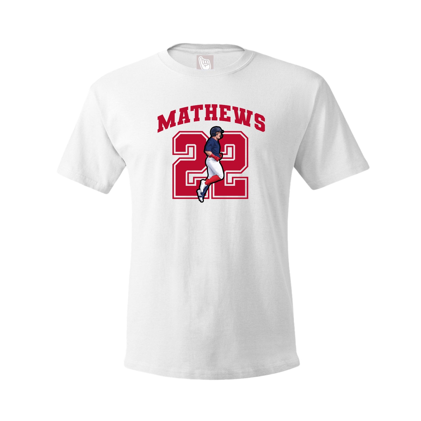 Tee — Number in White
