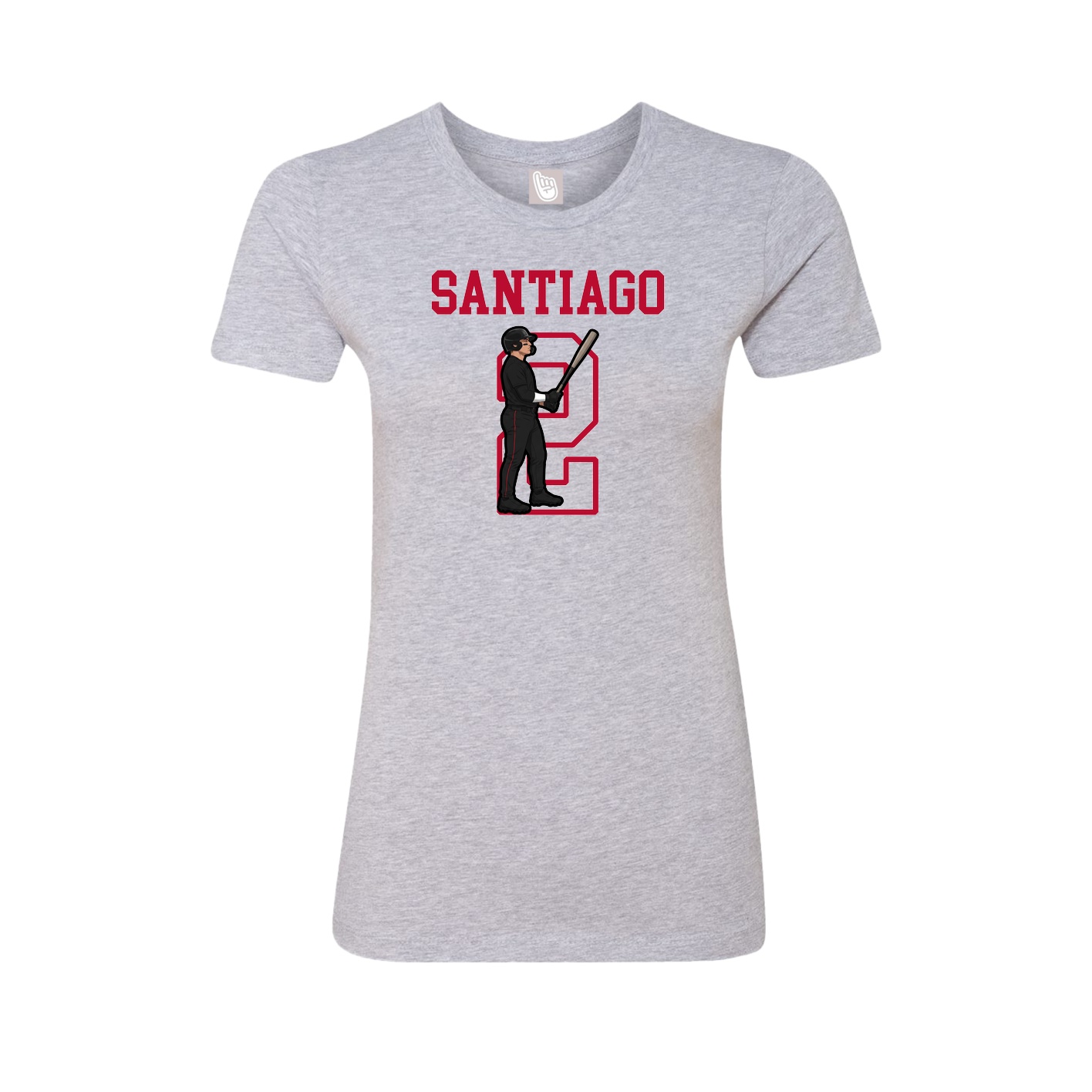 Fitted Women's Tee — Shirsey in Grey