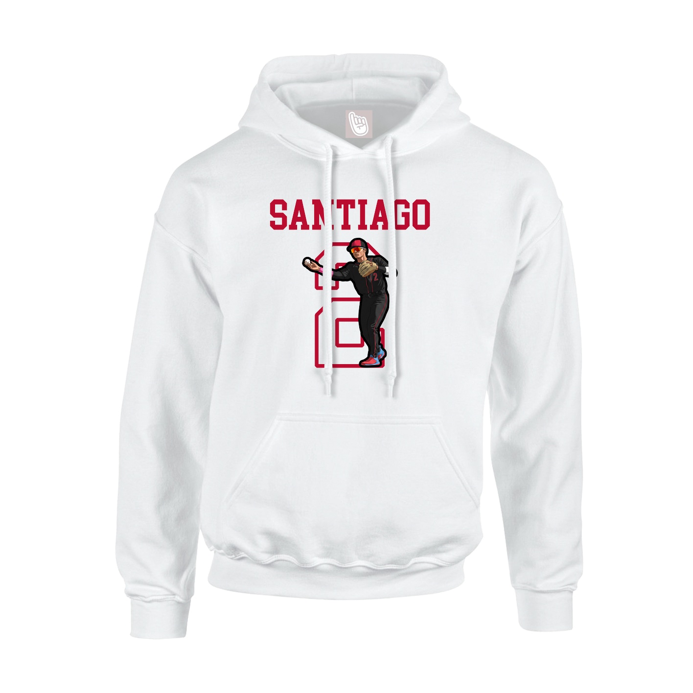 Hoodie — Shirsey in White