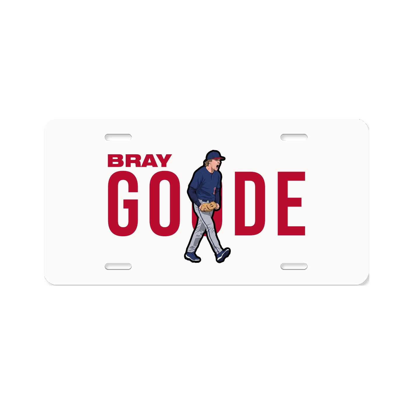 License Plate — Player Name in Classic