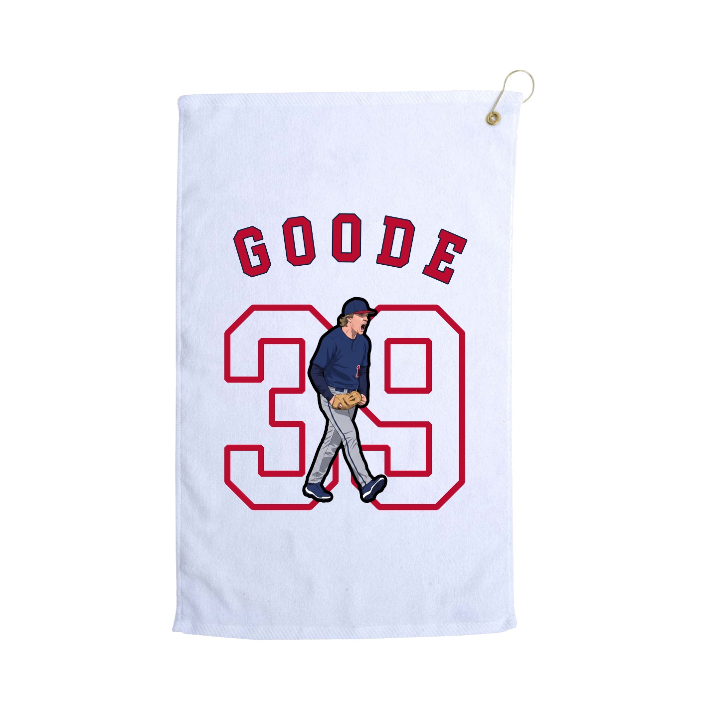 Golf Towel — Shirsey Arch in White