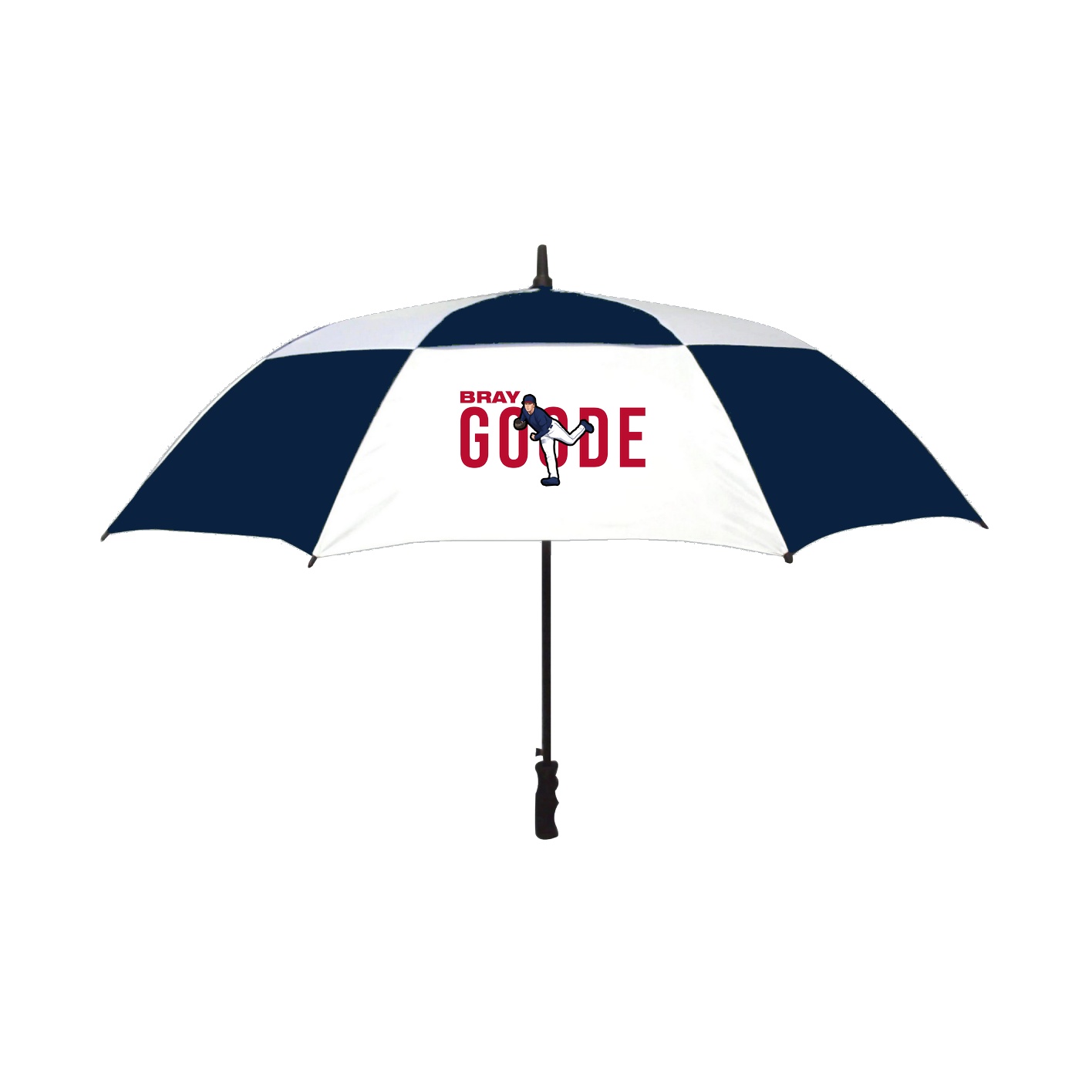 Golf Umbrella — Player Name in Navy