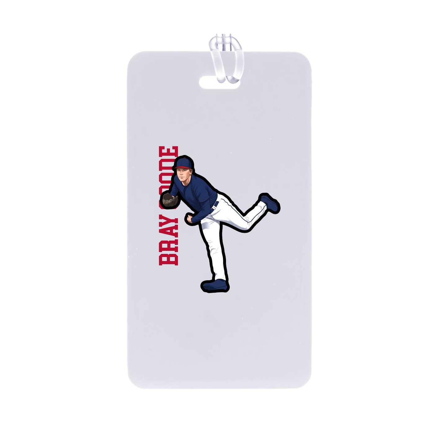 Bag Tag — Name Vertical in Classic