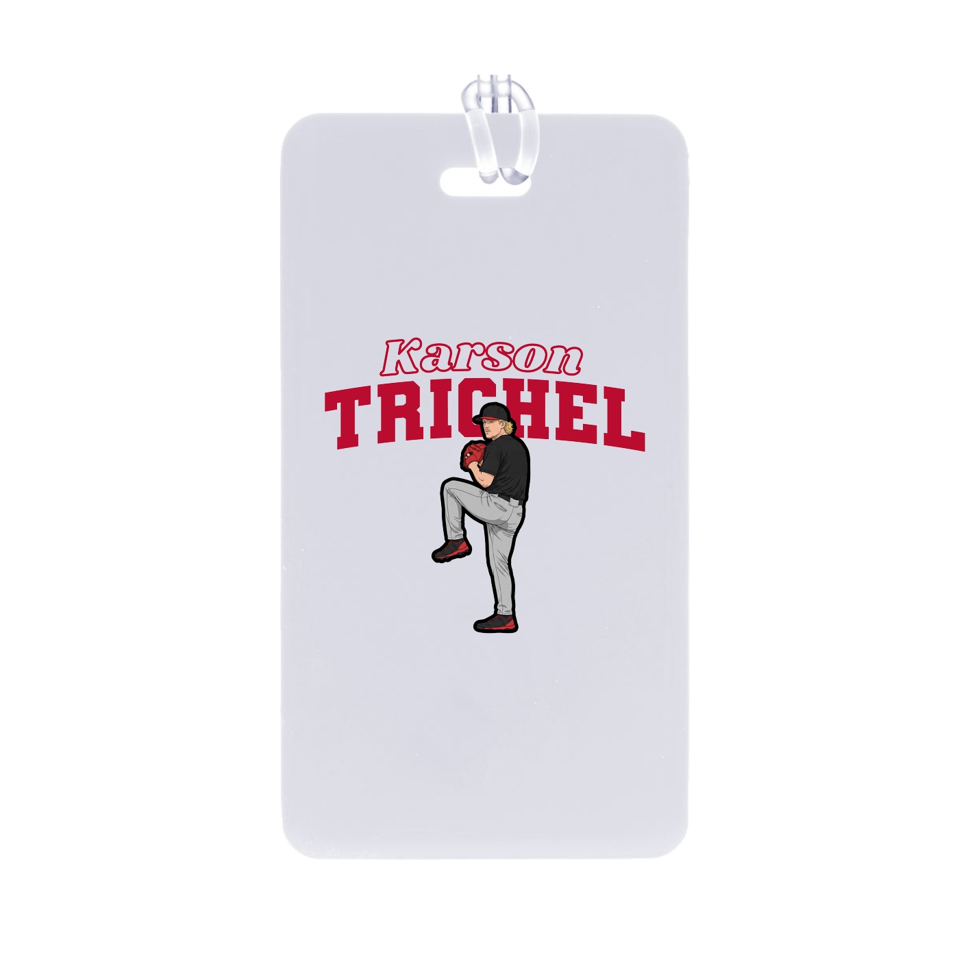 Bag Tag — Name Arch in Classic