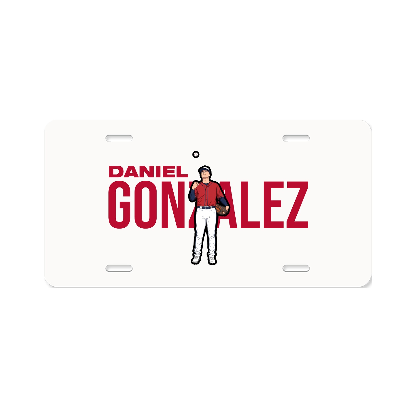 License Plate — Player Name in Classic