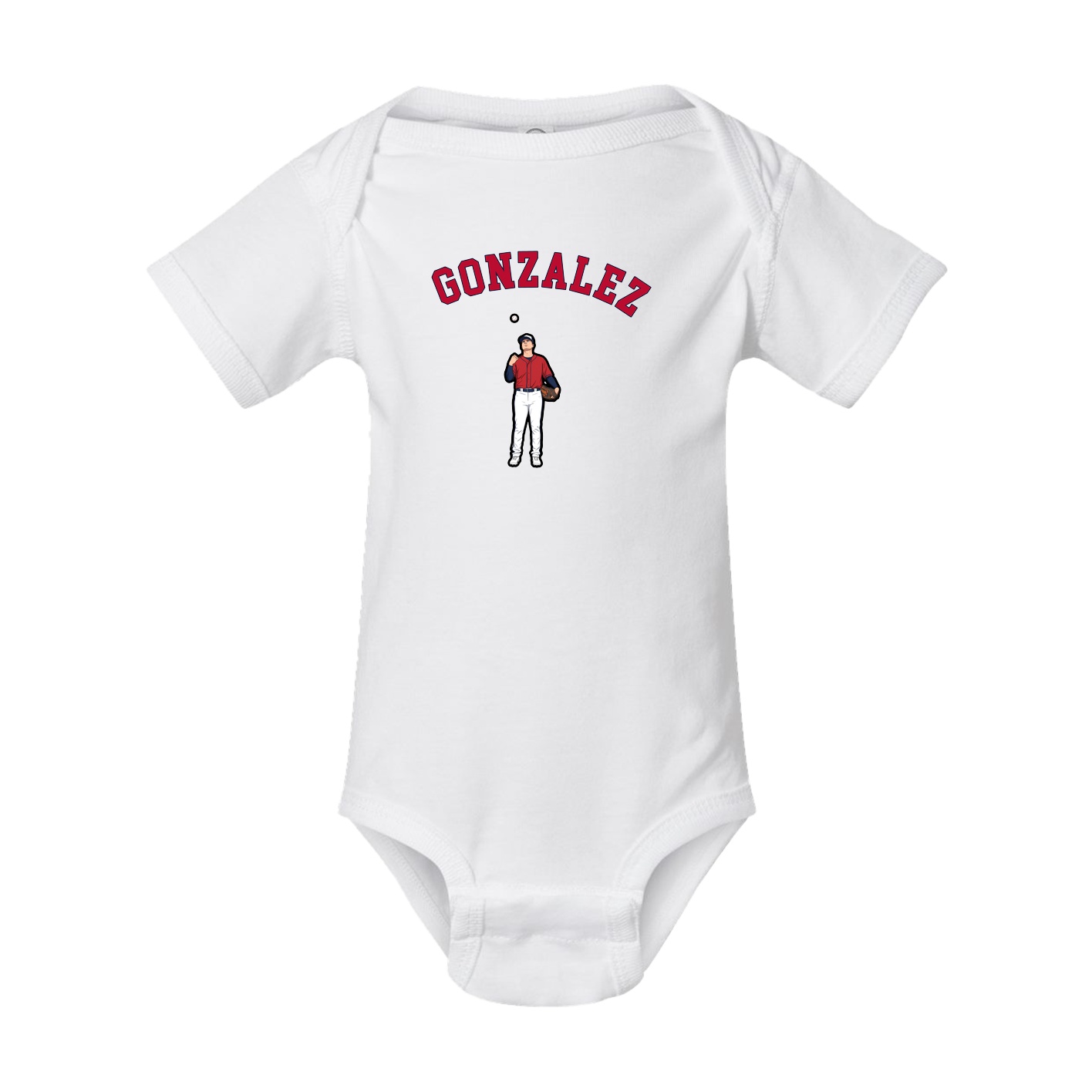Baby Onesie — Shirsey Arch in White